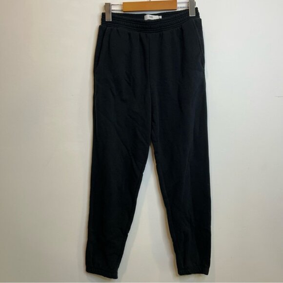 Twik Oversized thin fleece joggers sweatpants black - Picture 3 of 8